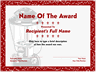 Overnight Red Boy Scout certificate