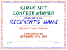 Crayon Just For Elementary School certificate