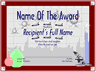 Science Just For Elementary School certificate