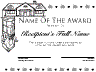 New Home Greyscale Themed certificate