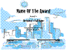 Travel Themed certificate